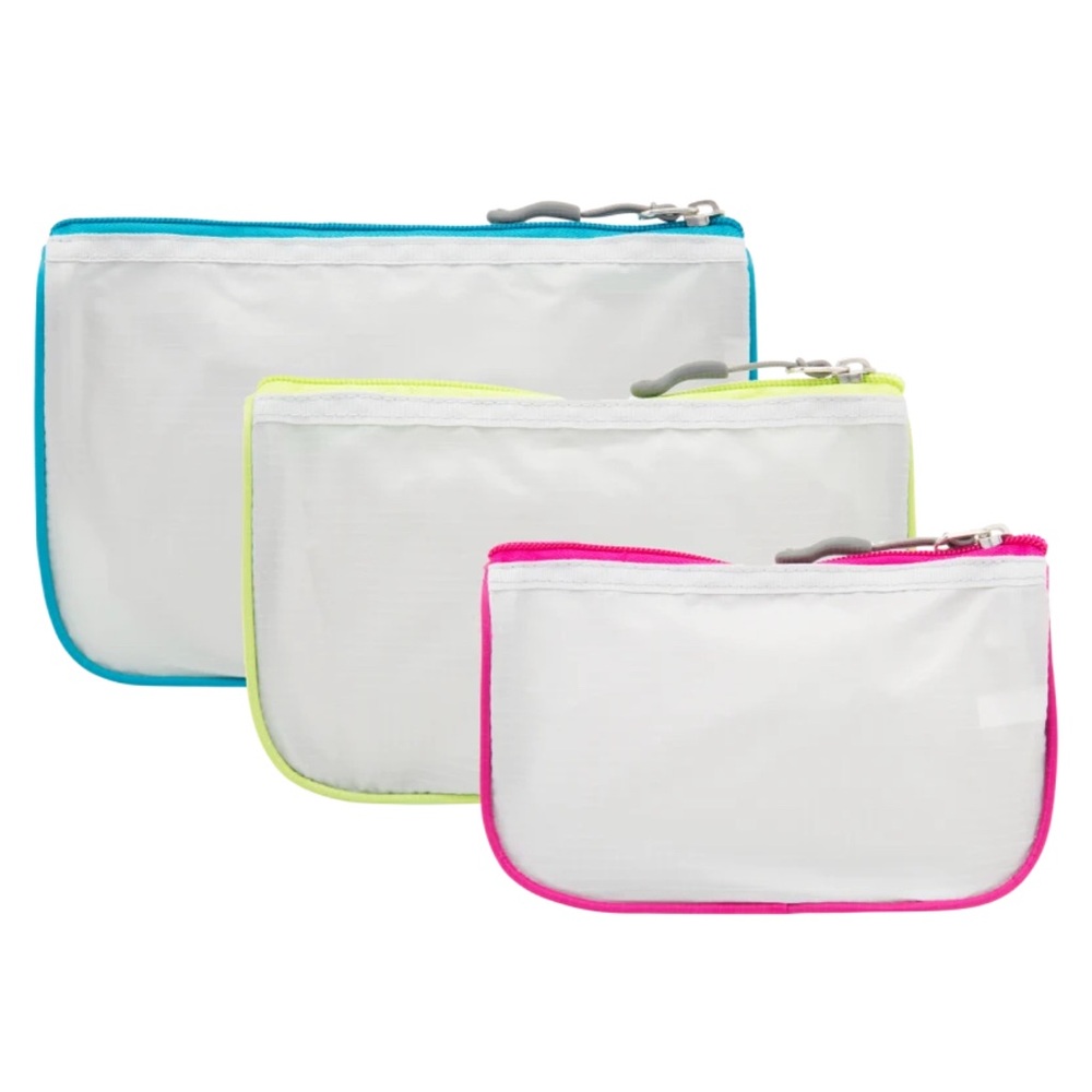 Travelon 3-Piece Assorted Piped Pouches - Picture 2 of 3